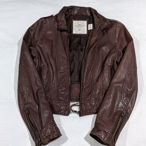 H&M Brown Leather Jacket